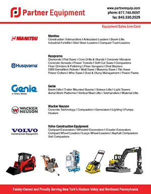 Equipment Sales Line Card